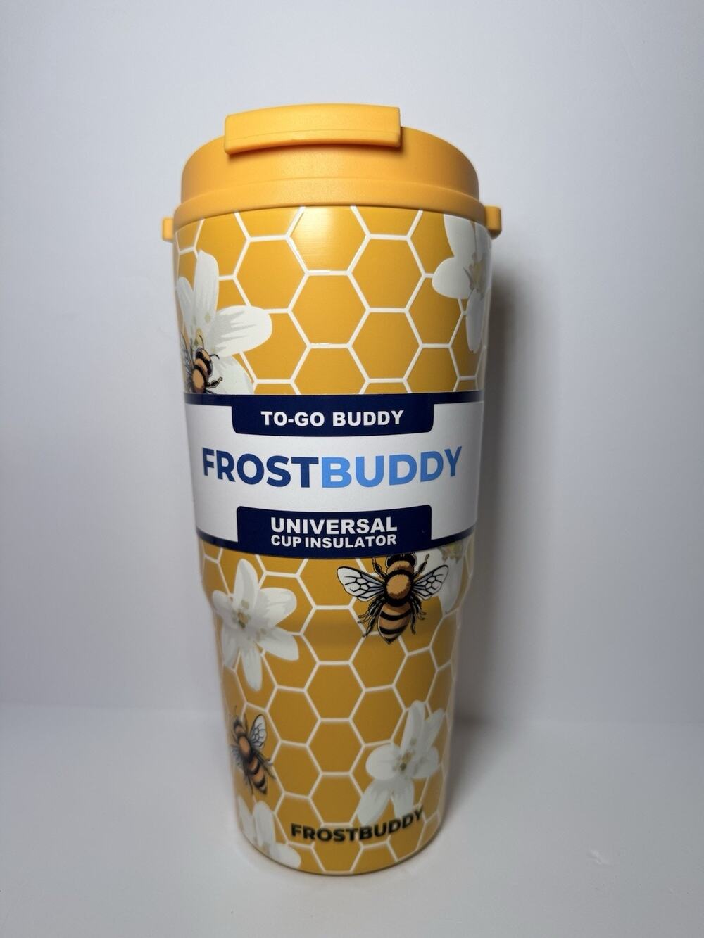 Frost Buddy BEE KIND To Go Buddy Universal Cup Insulator Tumbler NWT NIB